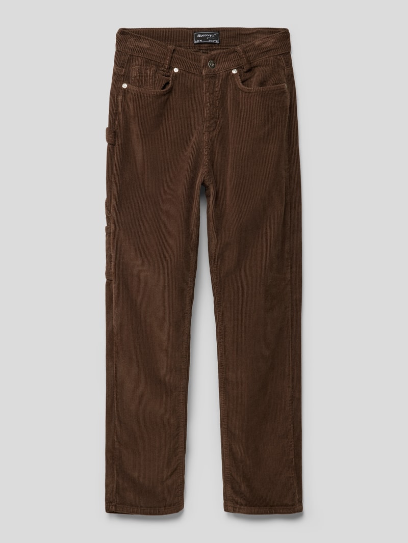 Hose aus Cord Modell 'Corduroy' in hellbraun