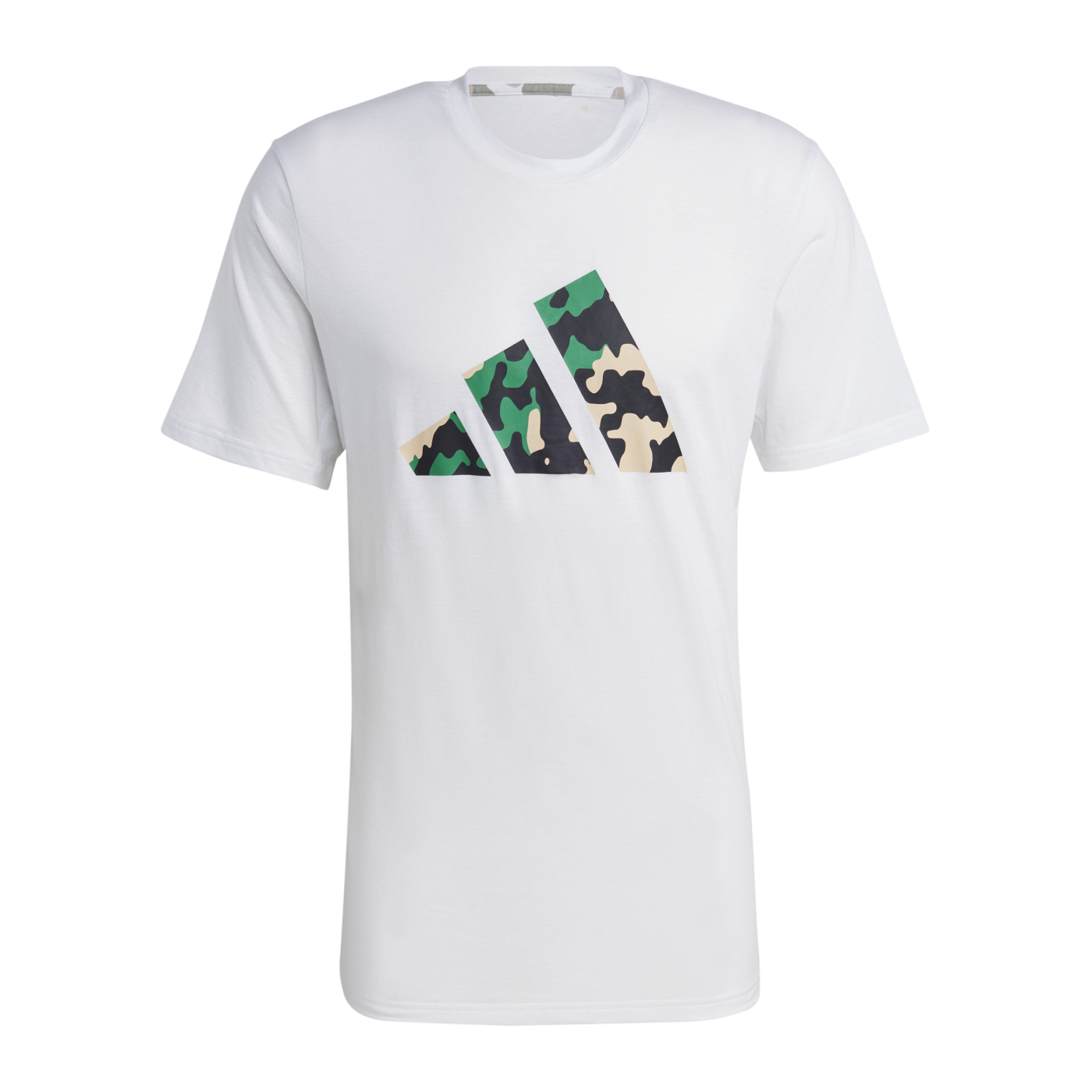 adidas Seasonal Logo Trainingsshirt Weiss Grün