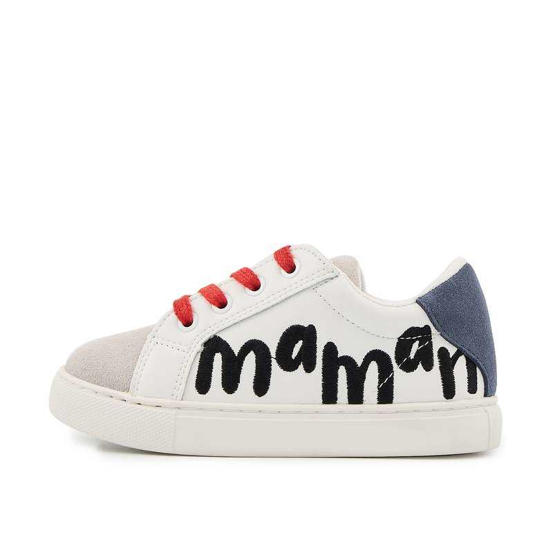 Baskets en cuir Mini Simone fils à maman