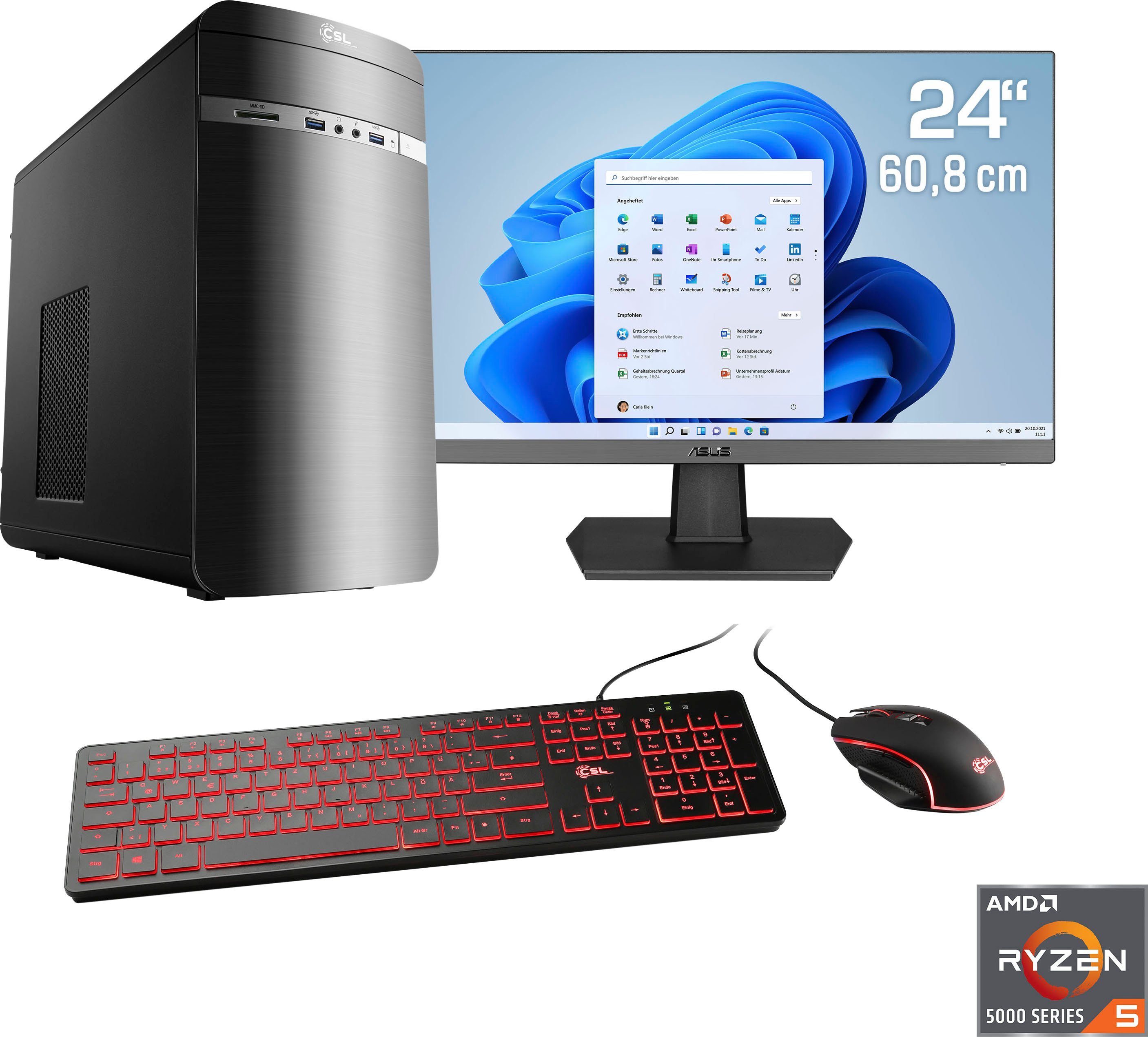 CSL Sprint V28911 Gaming-PC-Komplettsystem (24