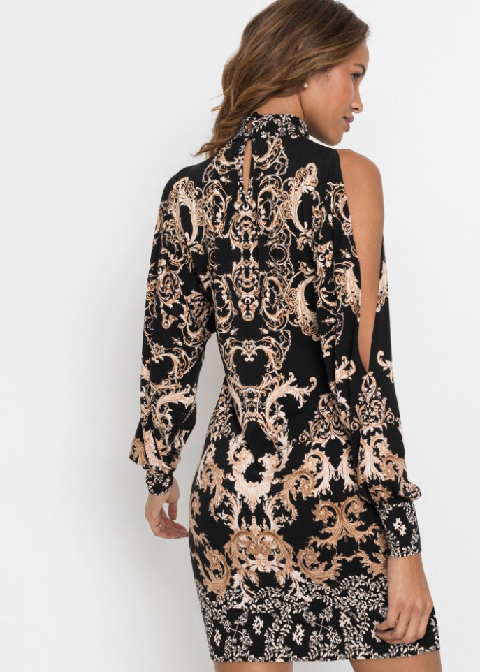 Cold-Shoulder-Kleid