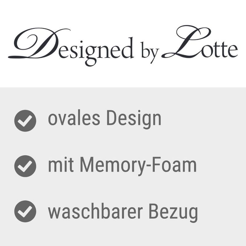 Designed by Lotte Ovales Hundekissen Yndis