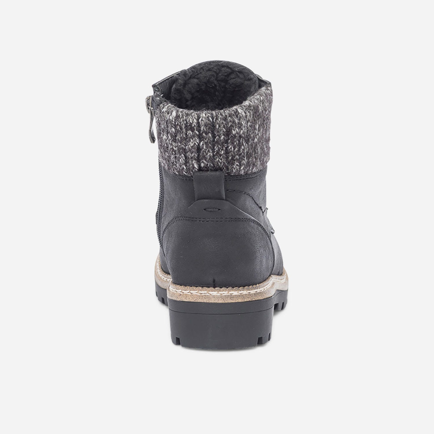 Boots noir fourré esprit montagne