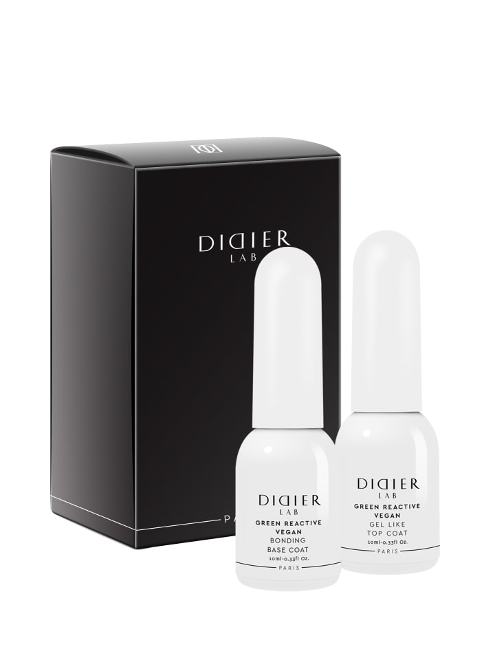Didier Lab Nagellack Base/Top Coat SET Vegan Base Coat   Top Coat in clear günstig kaufen 10ml