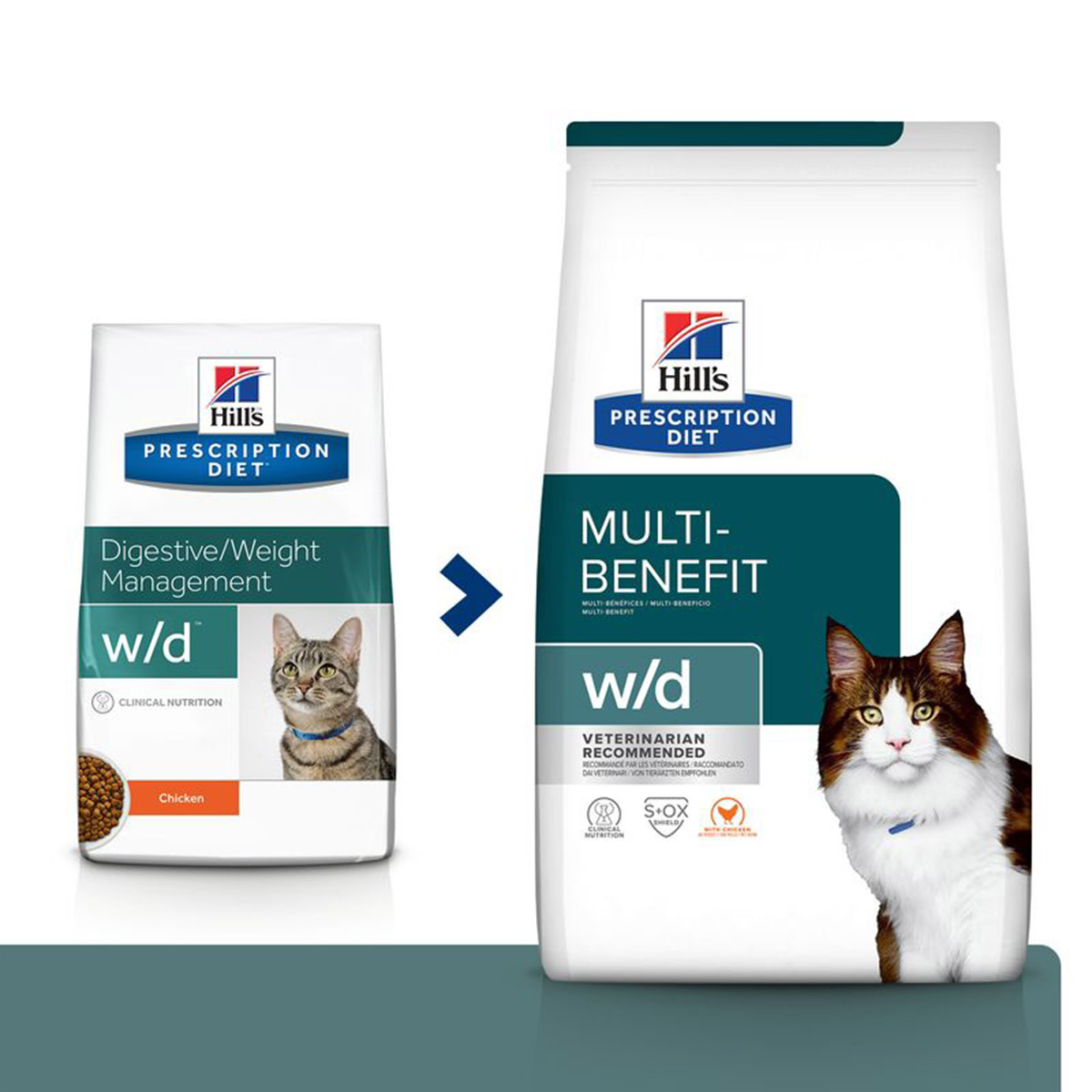 Hill's Prescription Diet w/d Multi-Benefit Huhn 3kg