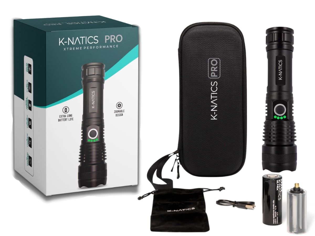 K-NATICS PRO wiederaufladbare Taschenlampe