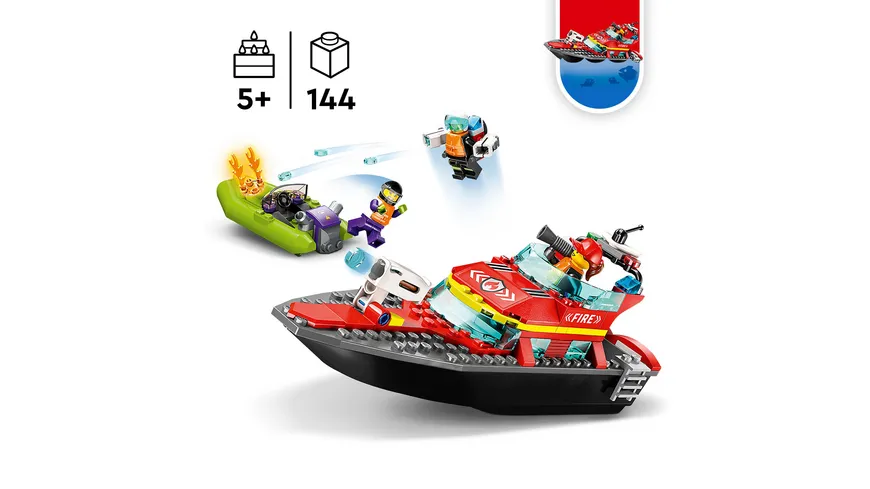 LEGO City 60373 Feuerwehrboot