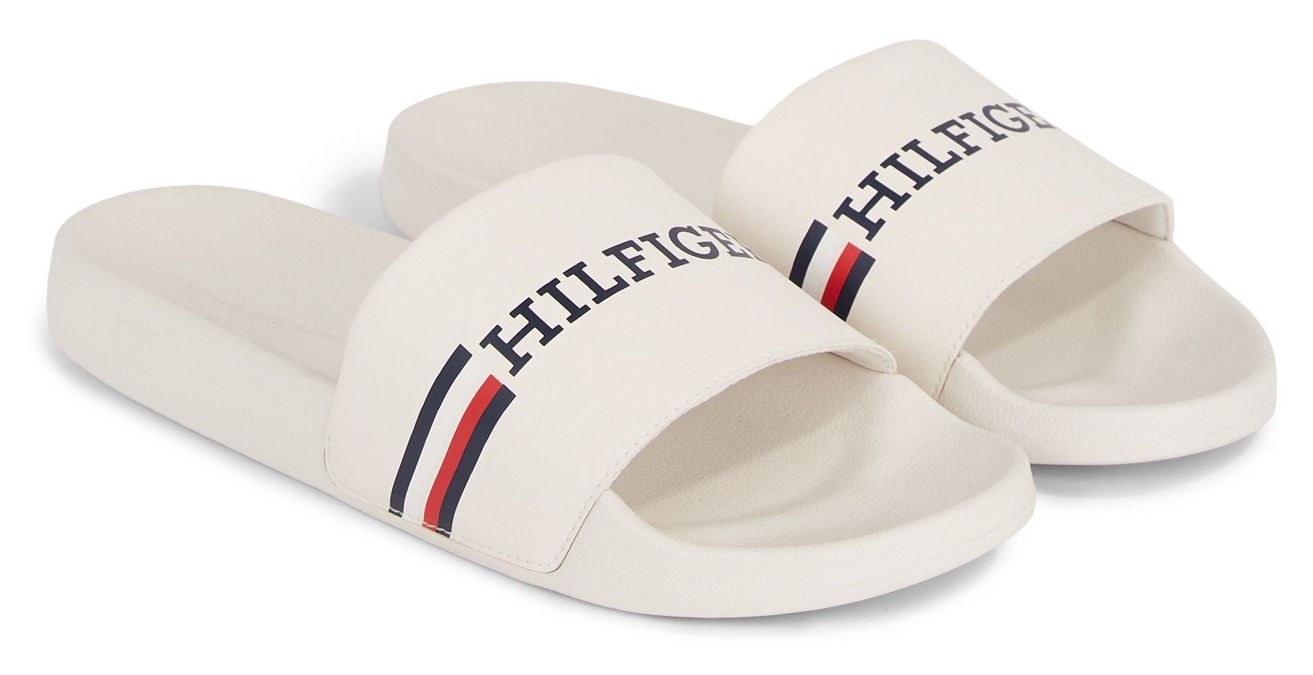 Tommy Hilfiger CORPORATE FLAG POOL SLIDE Pantolette mit breiter Bandage