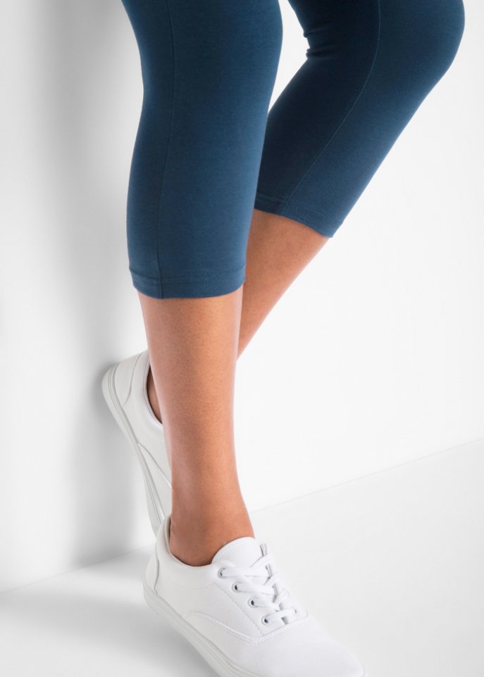 Stretch-Capri-Leggings (2er Pack)