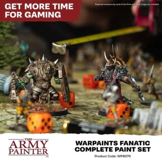 The Army Painter:  Warpaints Fanatic - Complete Paint Set (216 x 18ml)