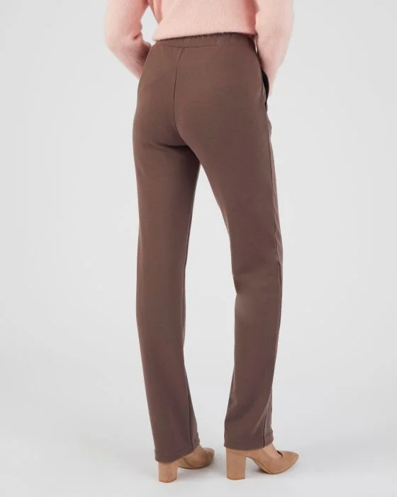 Pantalon droit maille milano chaude Thermolactyl