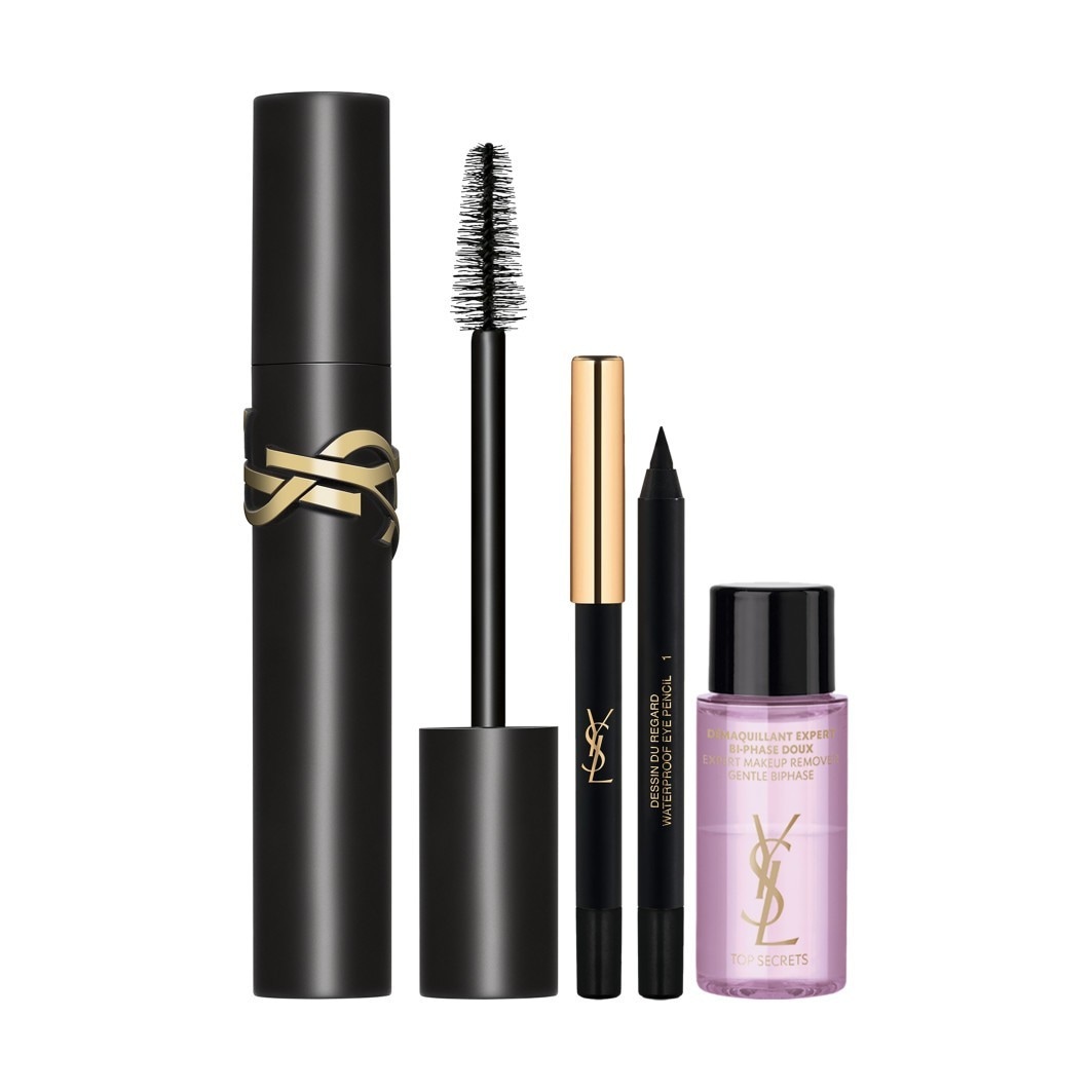 Lash Clash Pflegeset (Lash Clash schwarz + Mini Dessin Du Regard + Biphase 8ml)