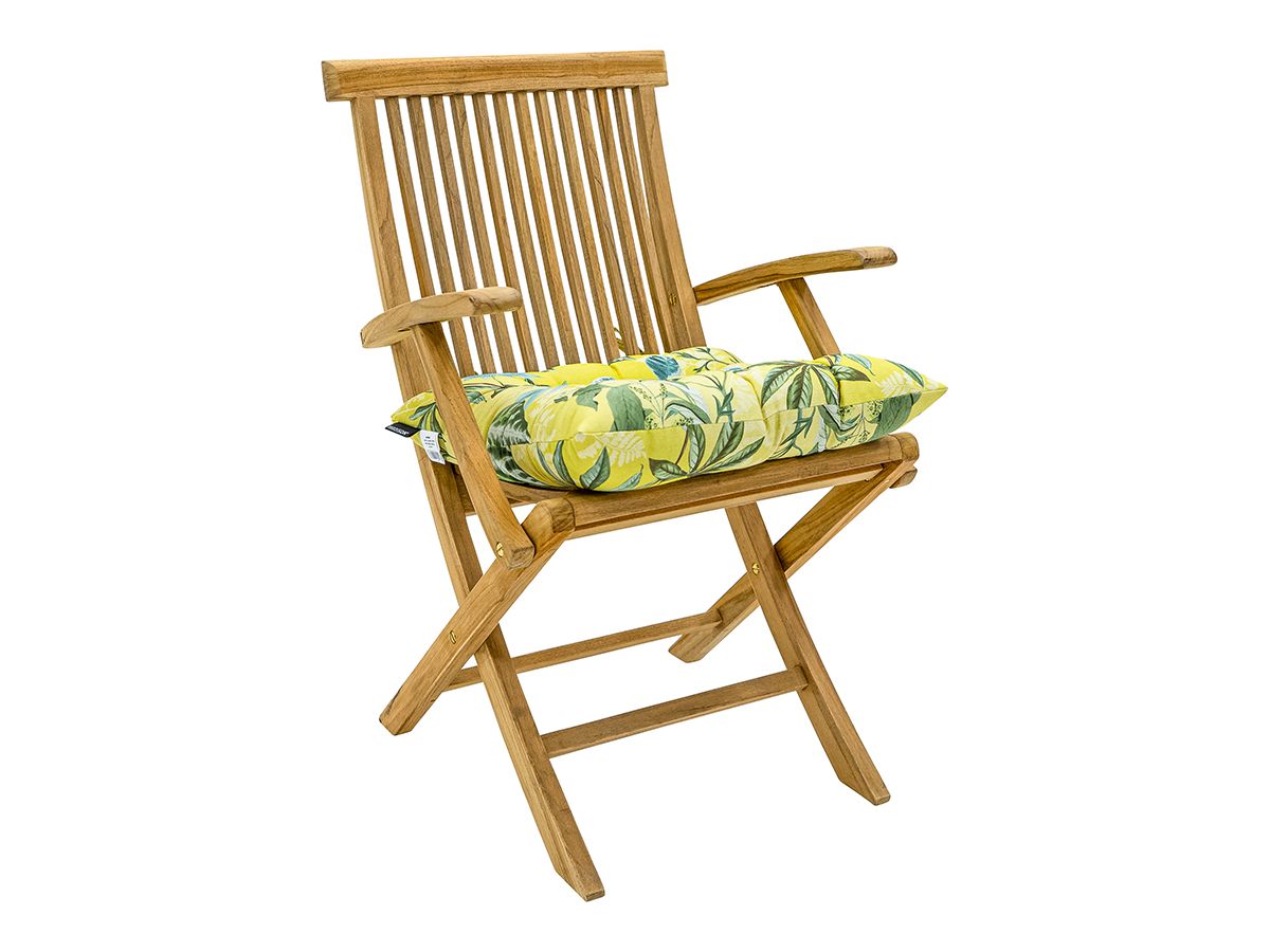 Madison Mauel Pastellgelb 46 x 46 Sitzkissen