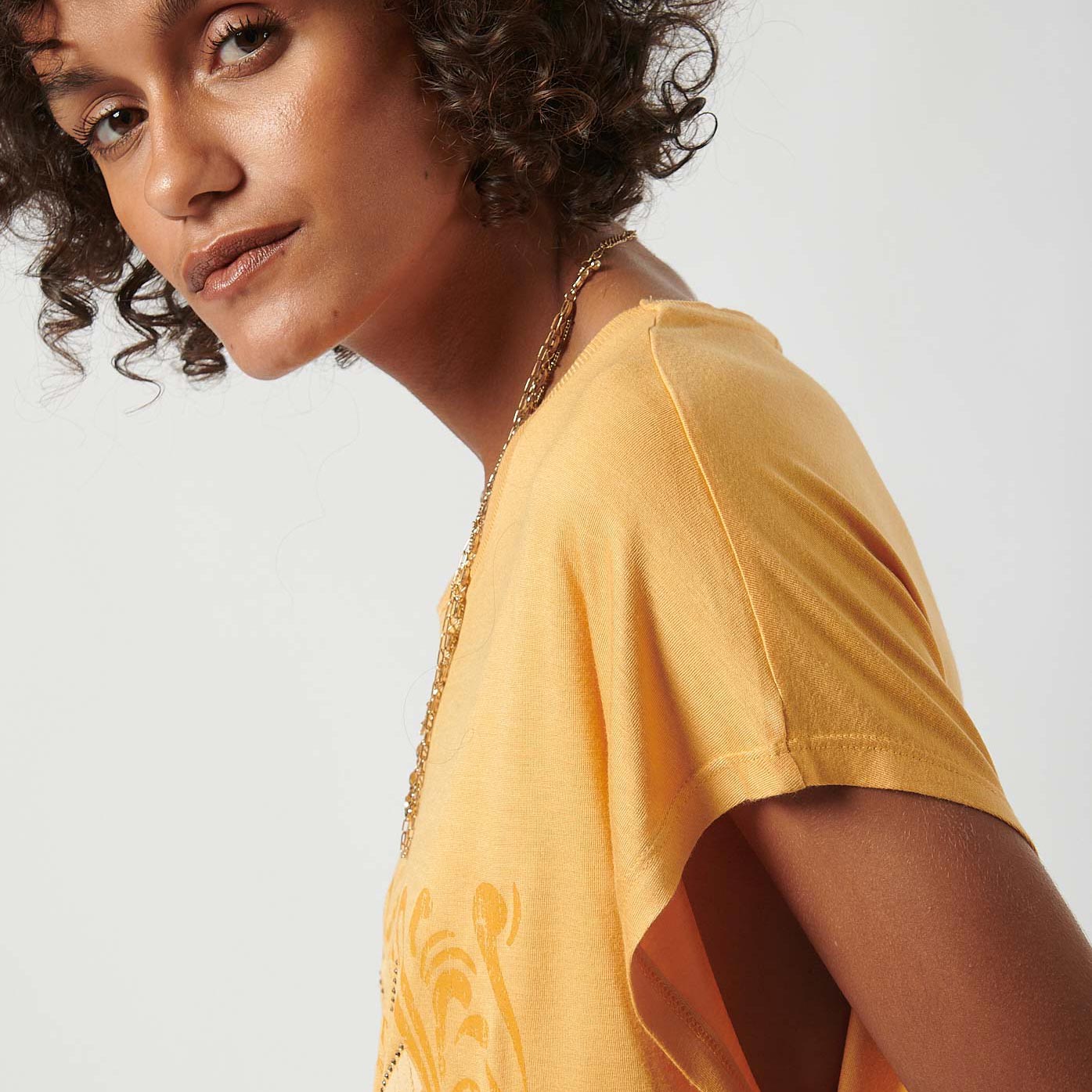 LEYA   T-shirt jaune femme