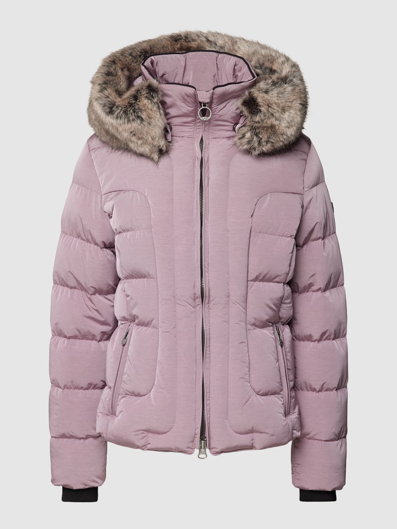 Funktionsjacke mit Kunstfell Modell 'ASTORIA' in lavendel meliert