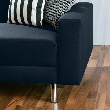 Max Winzer® Loungesofa Just Fashion Funktionssofa Flachgewebe blau, 1 Stück, Made in Germany