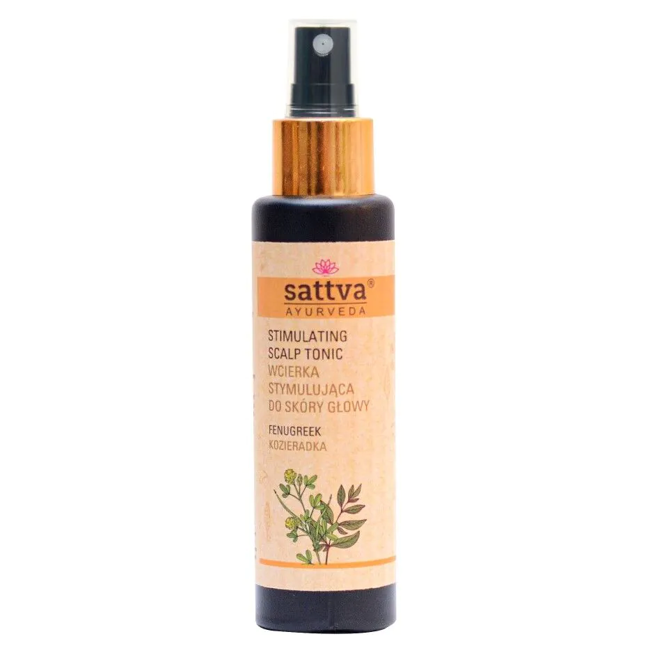 „Sattva Ayurveda“ stimuliuojantis ožragės galvos odos losjonas