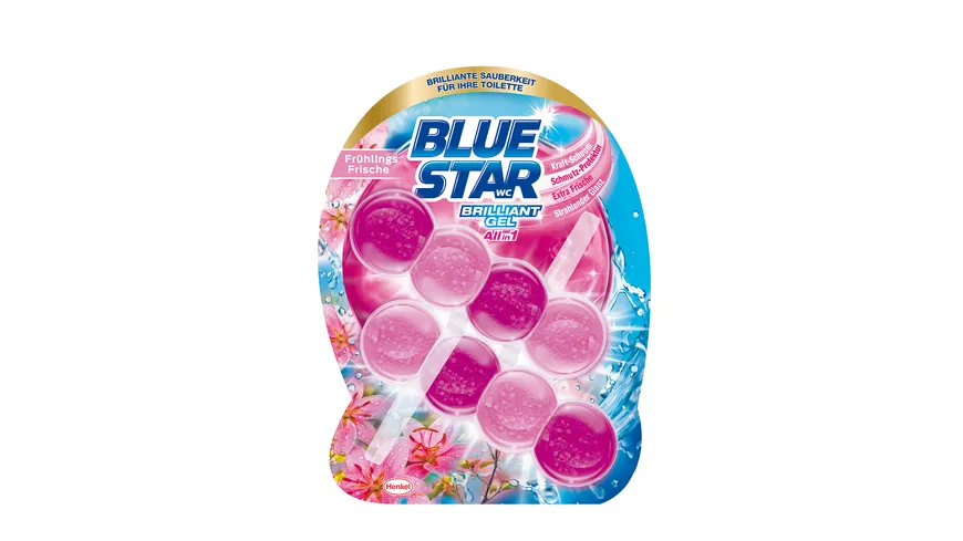 Blue Star WC-Steine Brilliant Gel All In 1 Frühlingsfrische 84 g