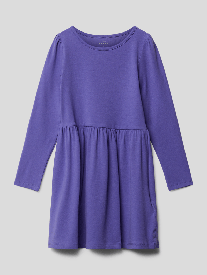 Kleid mit Streifenmuster Modell 'VALENTINA' in lila