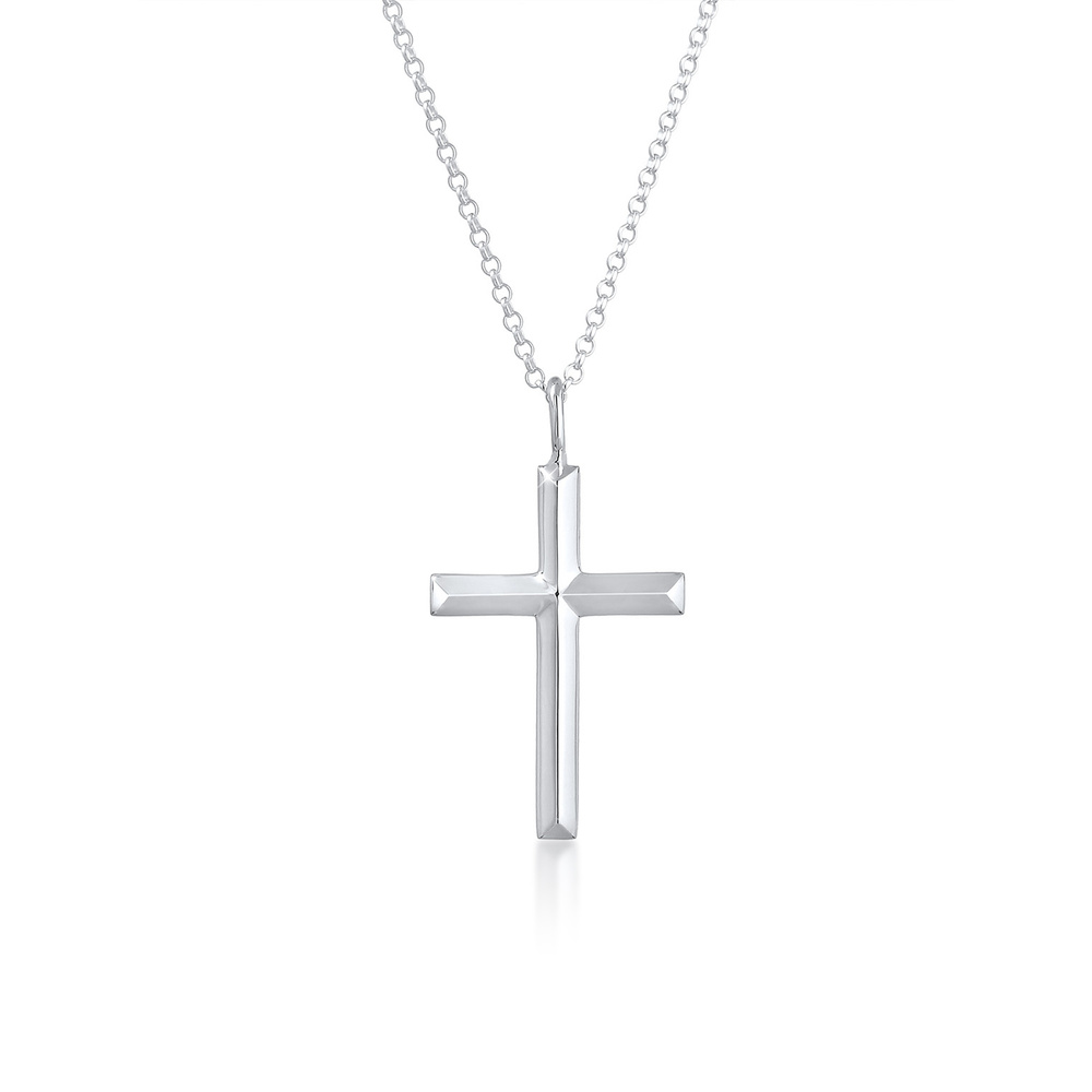 KUZZOI KUZZOI Collier Collier pour hommes en 925/1000 argent massif oxydé, plaqué or Bijoux