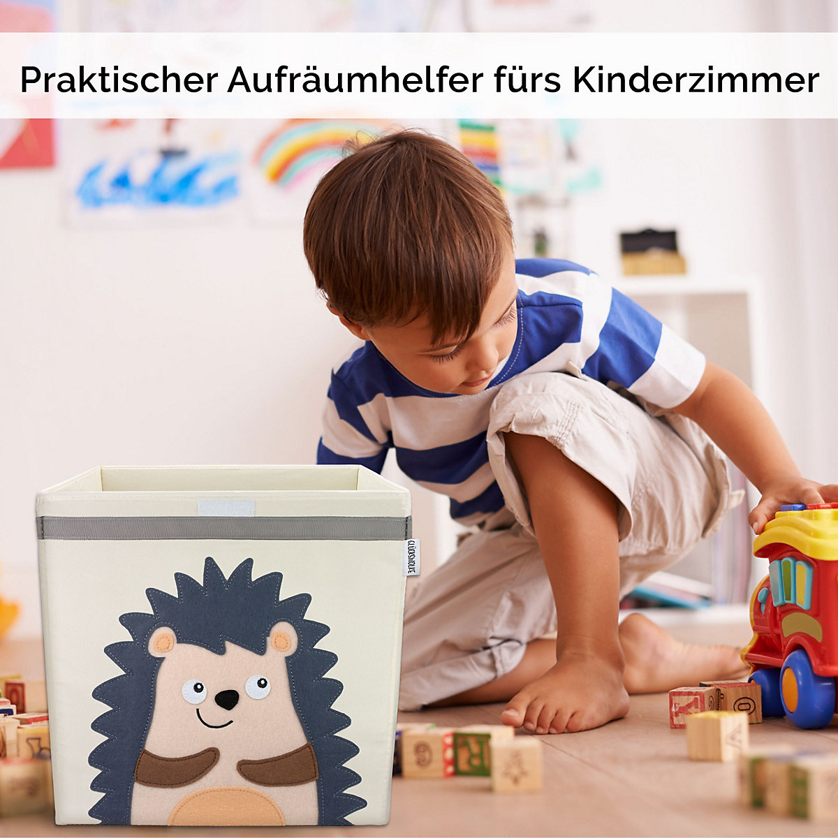 Aufbewahrungsboxen - 15 Motive I Spielzeugkiste mit Deckel I Boxen zur Aufbewahrung im Kallax Regal I Kinderzimmer Deko