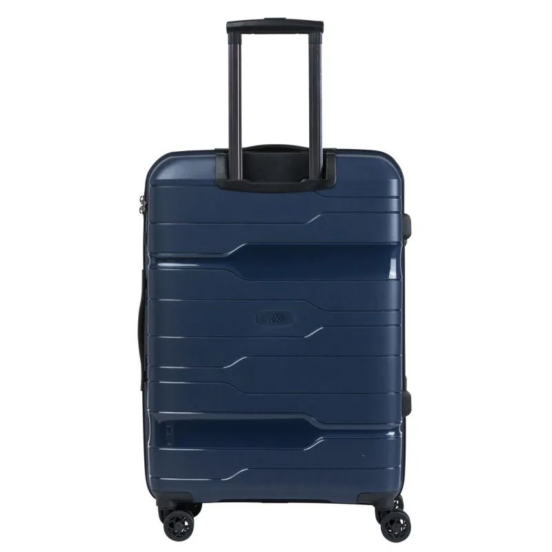 Check.IN 3-tlg. Kofferset MEMPHIS mit 4 Rollen - blau