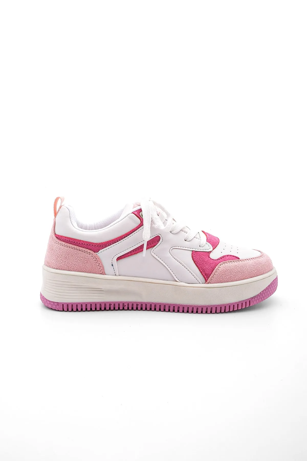 Marjin  Sneaker - Rosa - Flacher Absatz