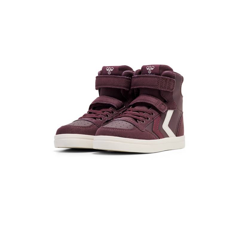 hummel SLIMMER STADIL LEATHER HIGH JR Sneaker Kinder