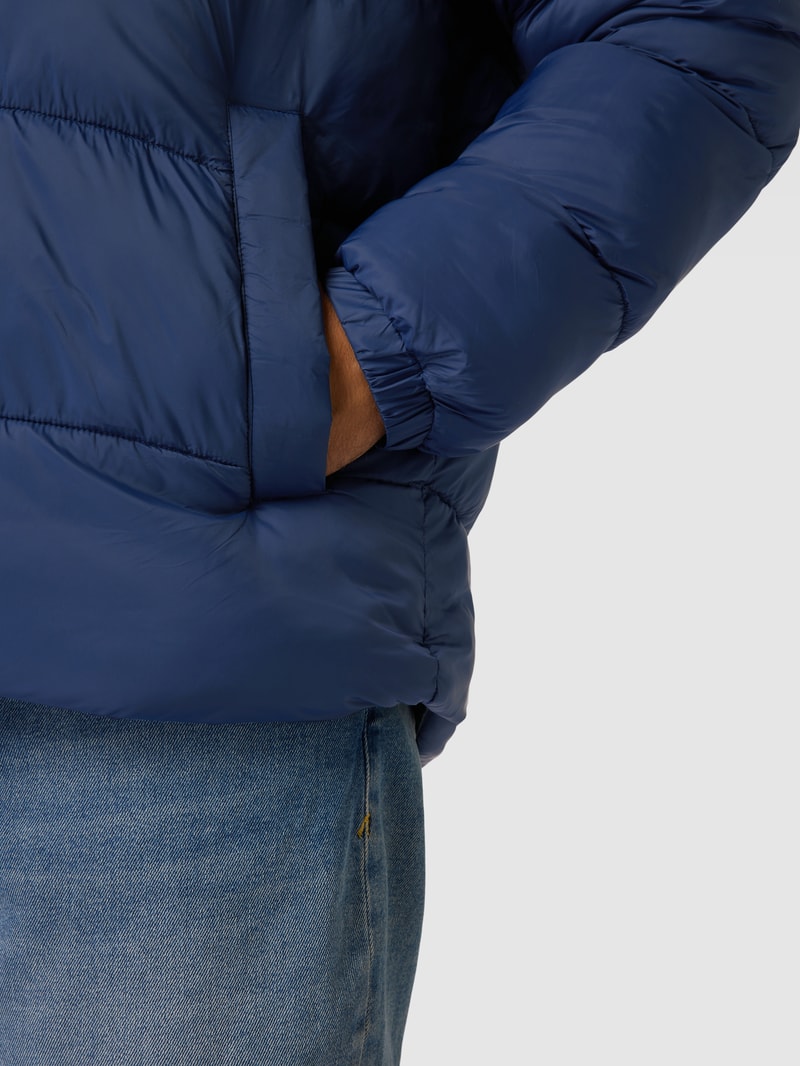 PLUS SIZE Steppjacke im Two-Tone-Design Modell 'TOBY' in dunkelblau