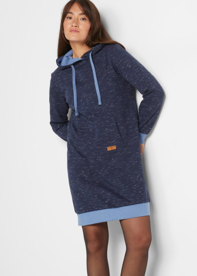Sweatkleid mit Kapuze