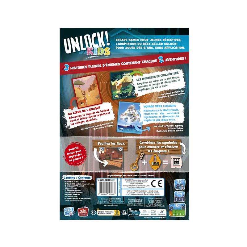 Jeu de société unlock kids 3 Asmodée