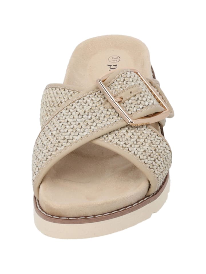 palado Pantoletten in Beige günstig kaufen