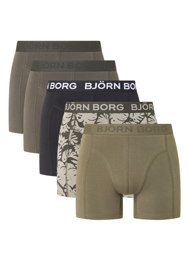 Björn Borg Boxer shorts with logo band in 5-pack