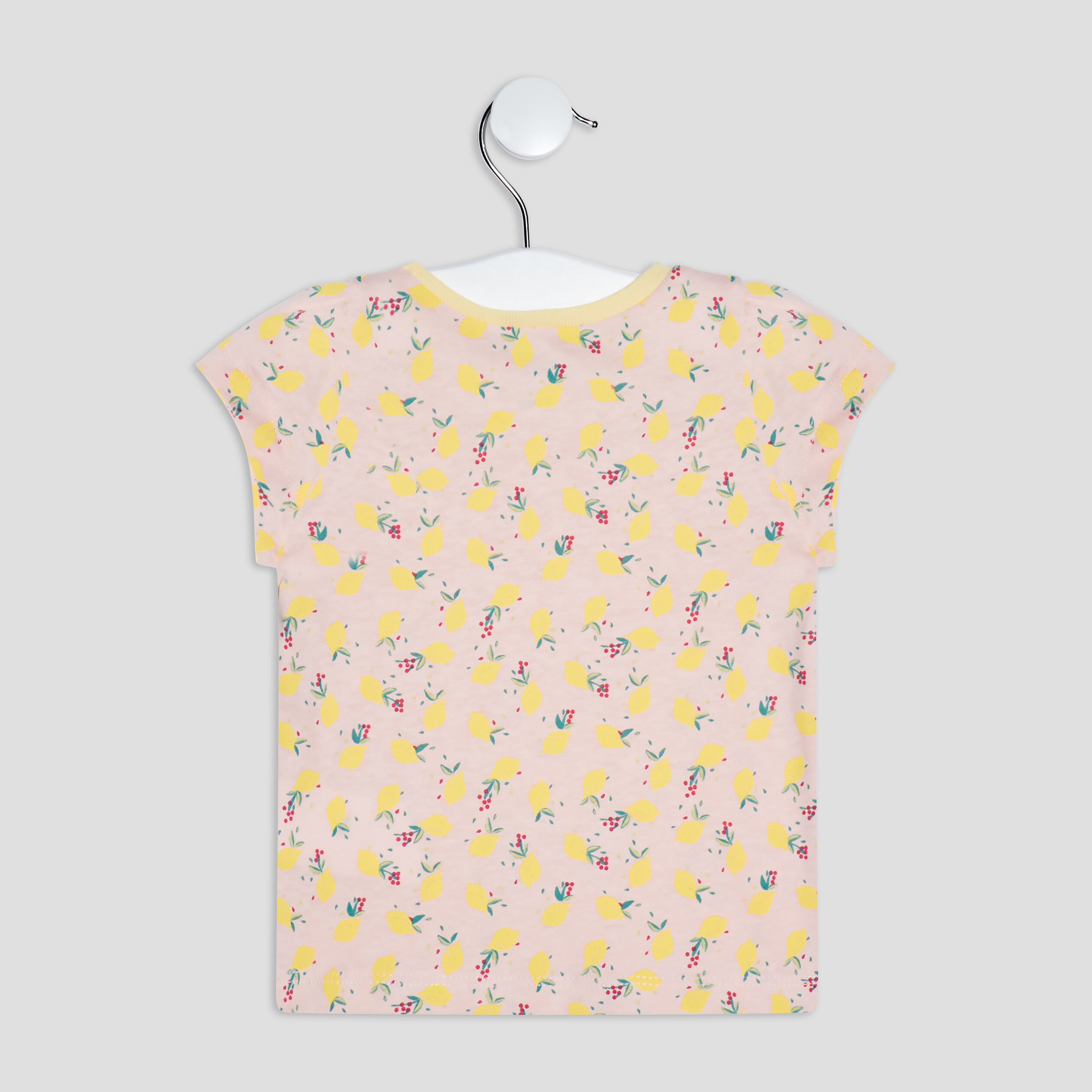 T-shirt manches courtes rose clair bébé fille | La Halle