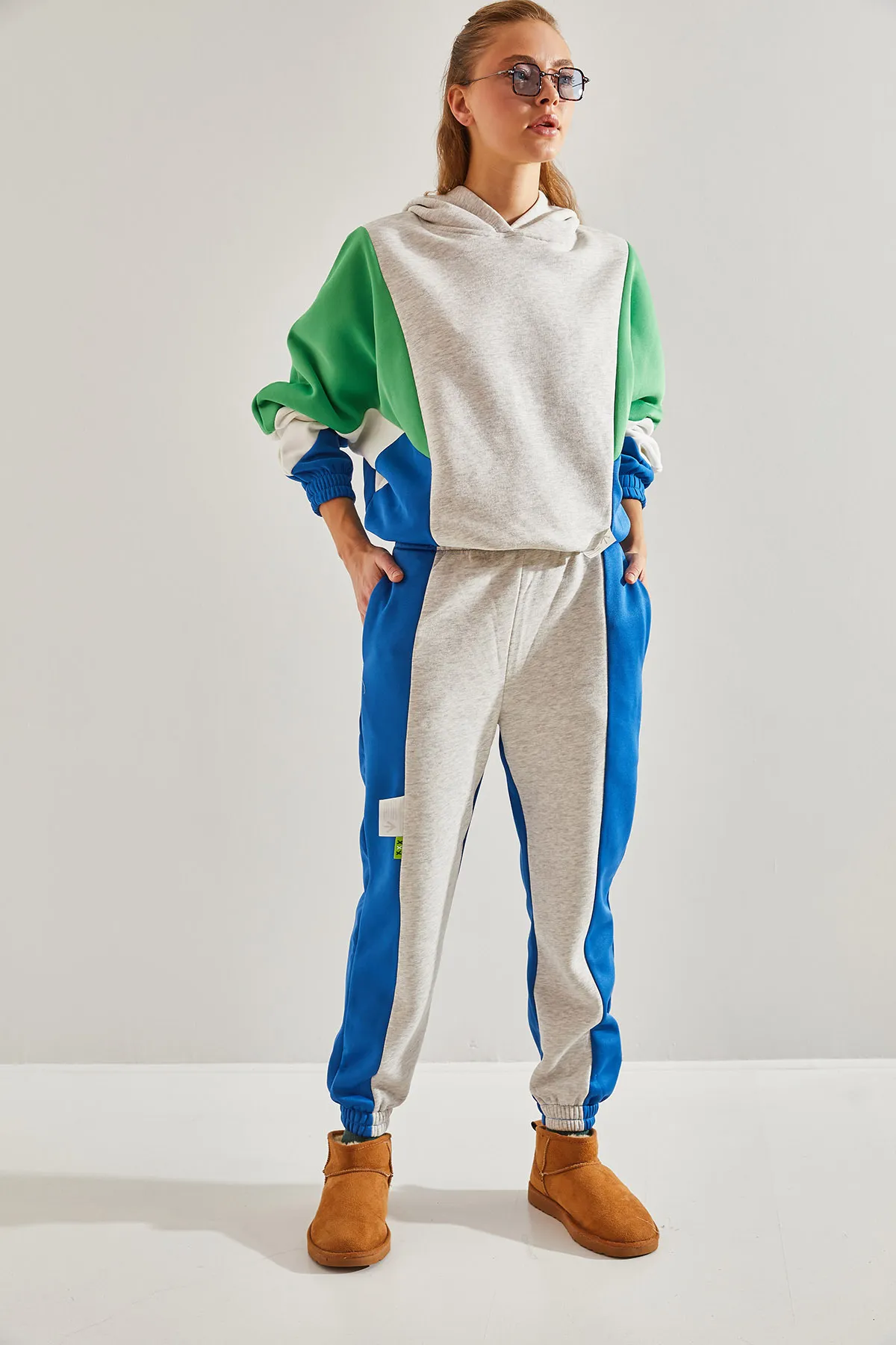 Bianco Lucci  Damen-Set mit dreifädigem Oberteil und Unterteil