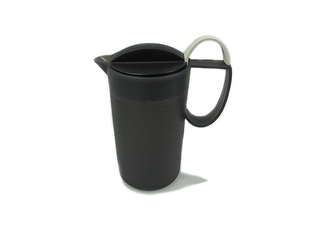 TUPPERWARE Milchaufschäumer Crema Momenti 500ml schwarz Milchschäumer+SPÜLTUCH