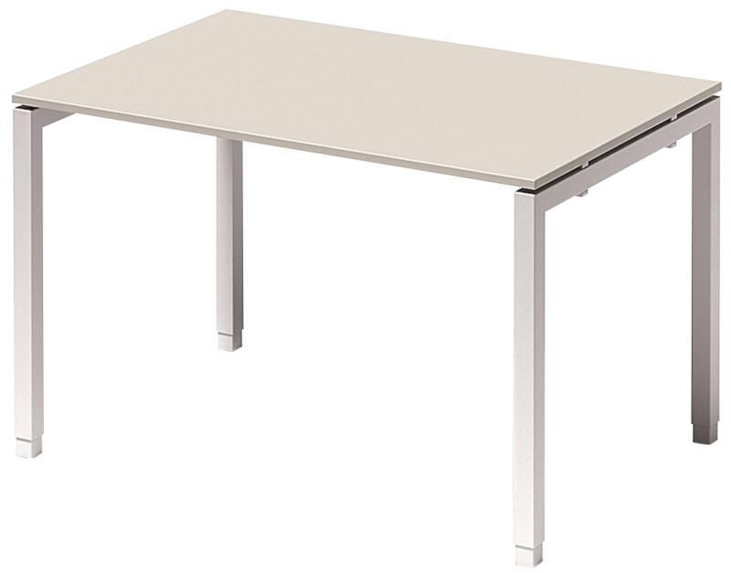Bisley Schreibtisch Cito Grau, Weiß, Verkehrsweiß 1.200 x 800 x 850 mm
