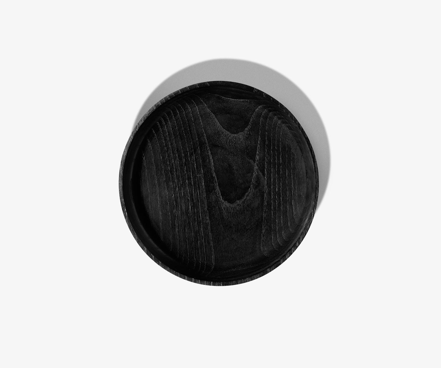 Plateau Ellipse Noir - Moyen modèle