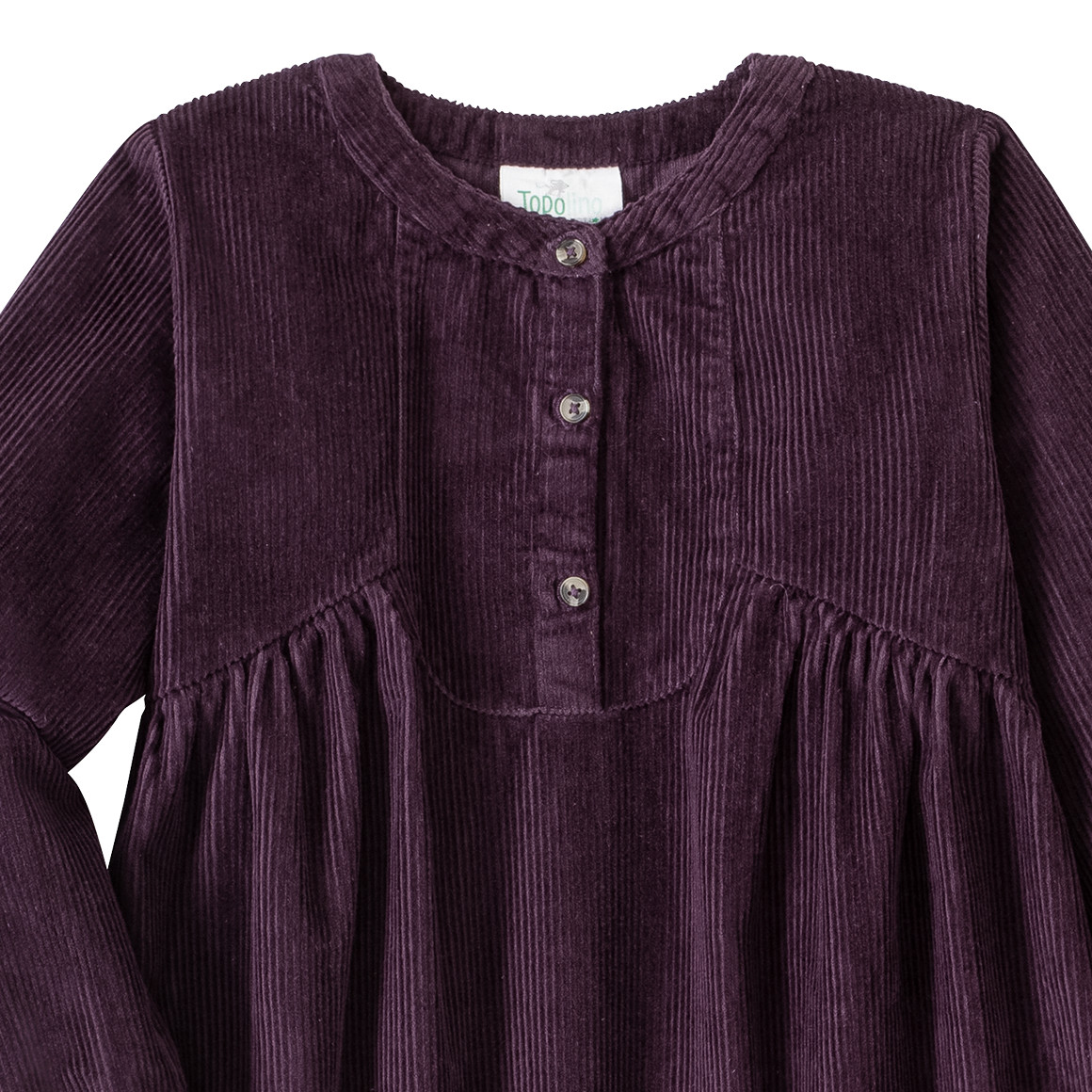 Mädchen Cordkleid mit Knopfleiste