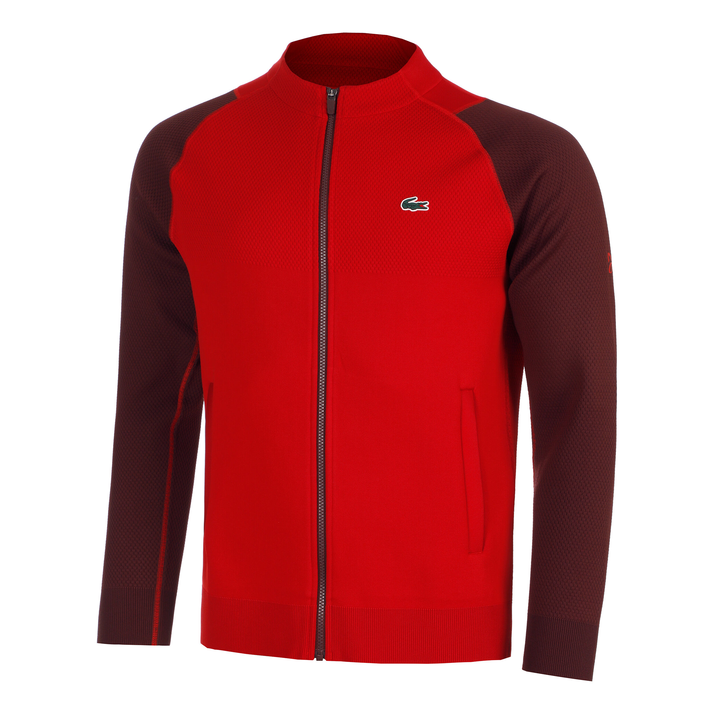 Trainingsjacke Herren - Rot, Dunkelrot