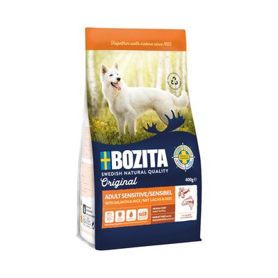 Bozita Original Adult Sensitive Haut & Fell mit Lachs & Reis - Weizenfrei