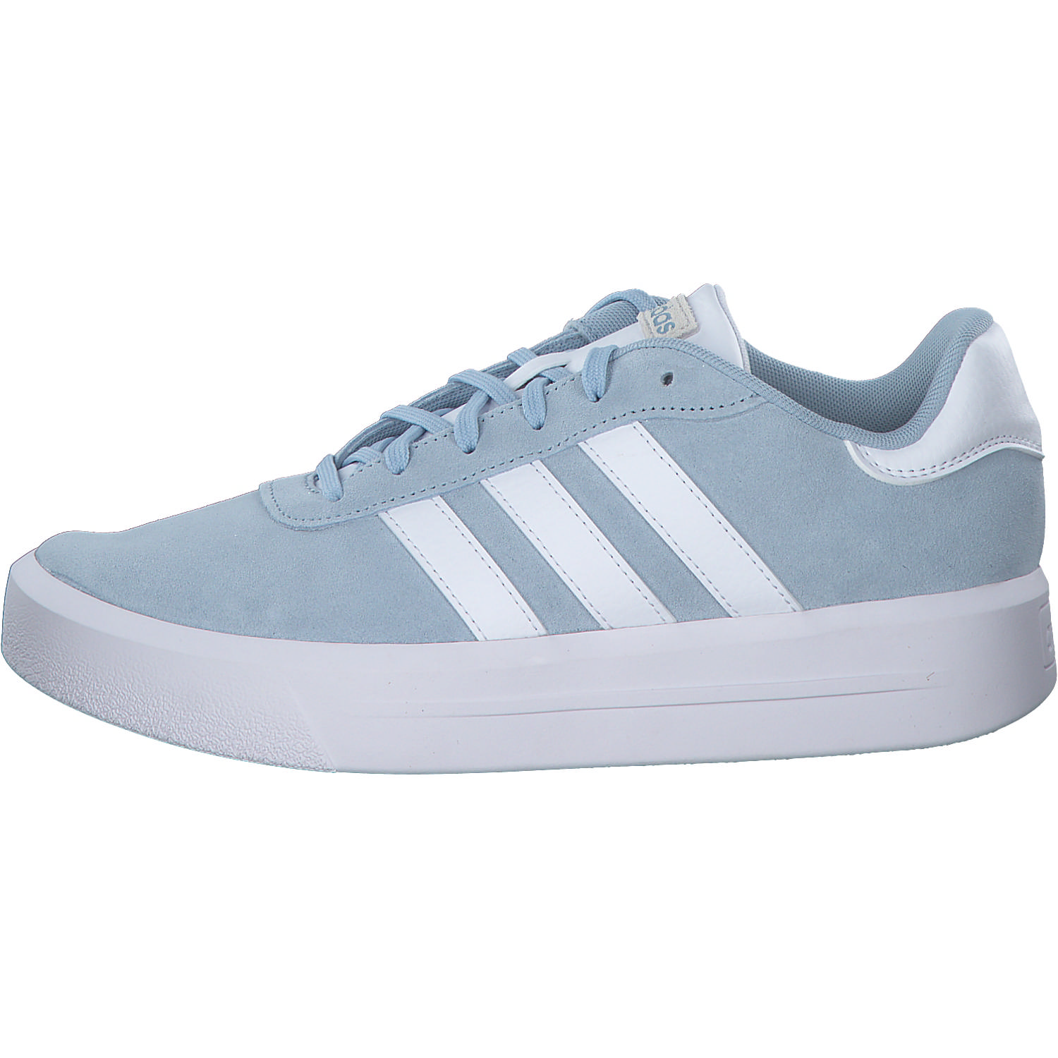 Adidas Court Platform Suede, Schnürschuhe, blau/weiß
