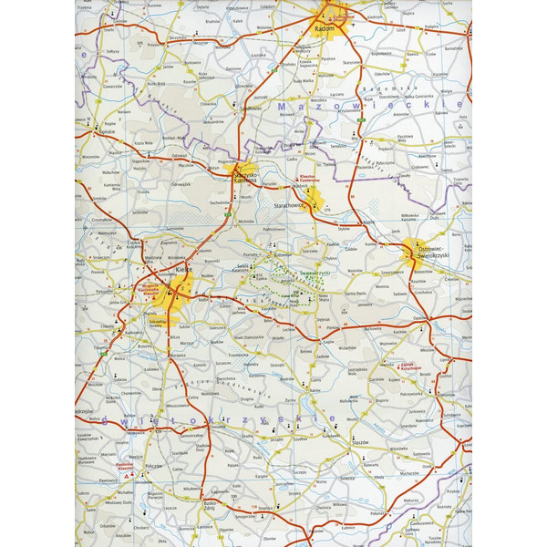 Reise Know-How Landkarte Polen-Süd 1 : 400.000 - Straßenkarte