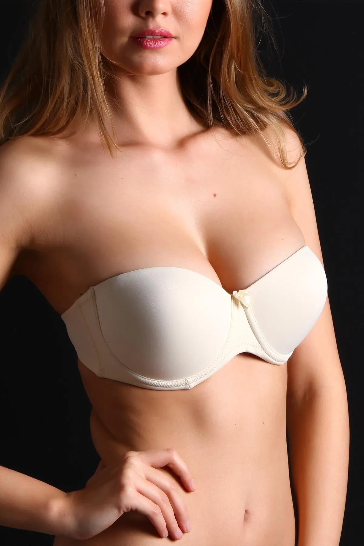 Miorre  Beigefarbener Push-up-BH für Damen