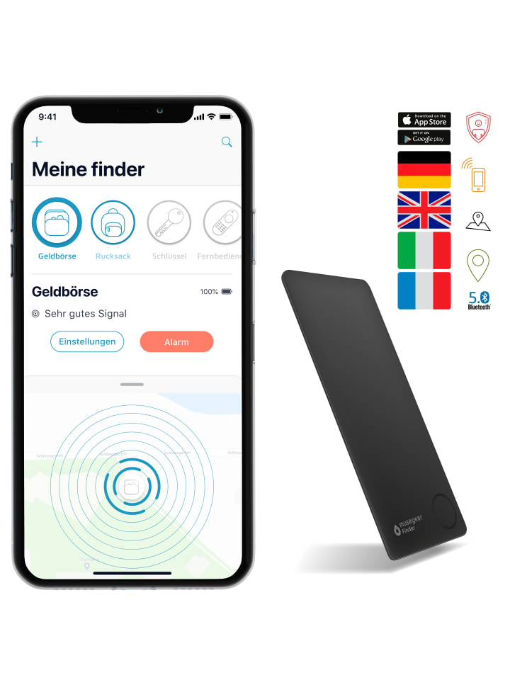 musegear Bluetooth-Schlüsselfinder 