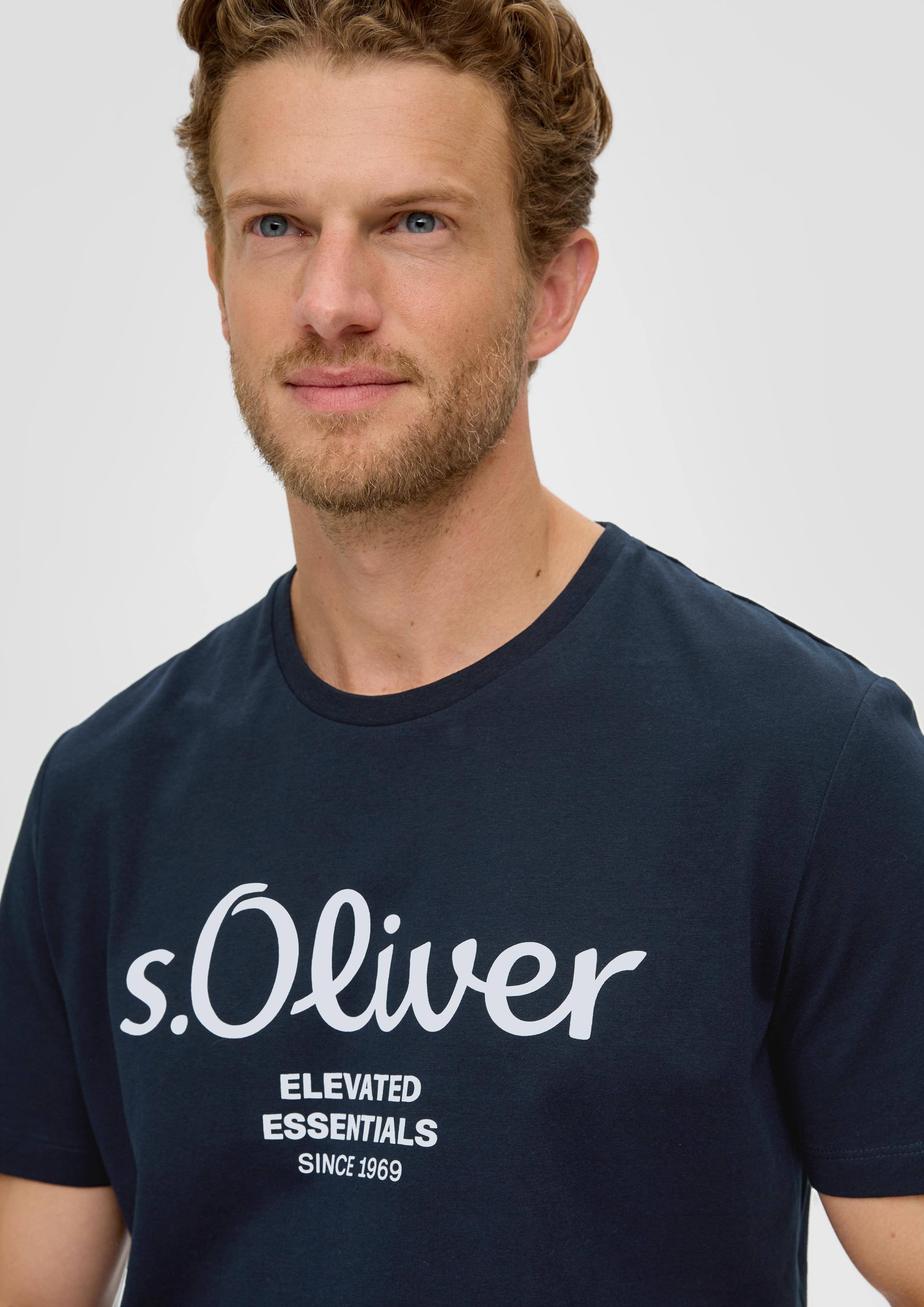 T-Shirt mit Label-Print  2139909-59D1