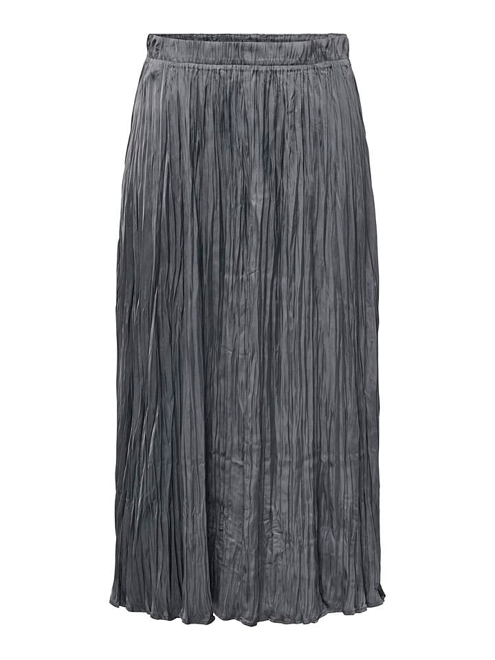 ONLY Plisseerock in Grau günstig kaufen