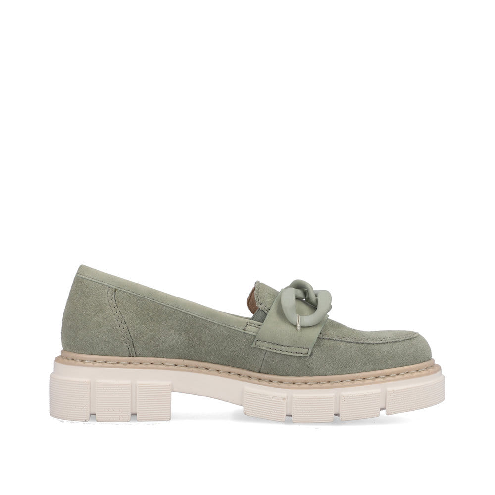 Rieker Damen Loafer mintgrün