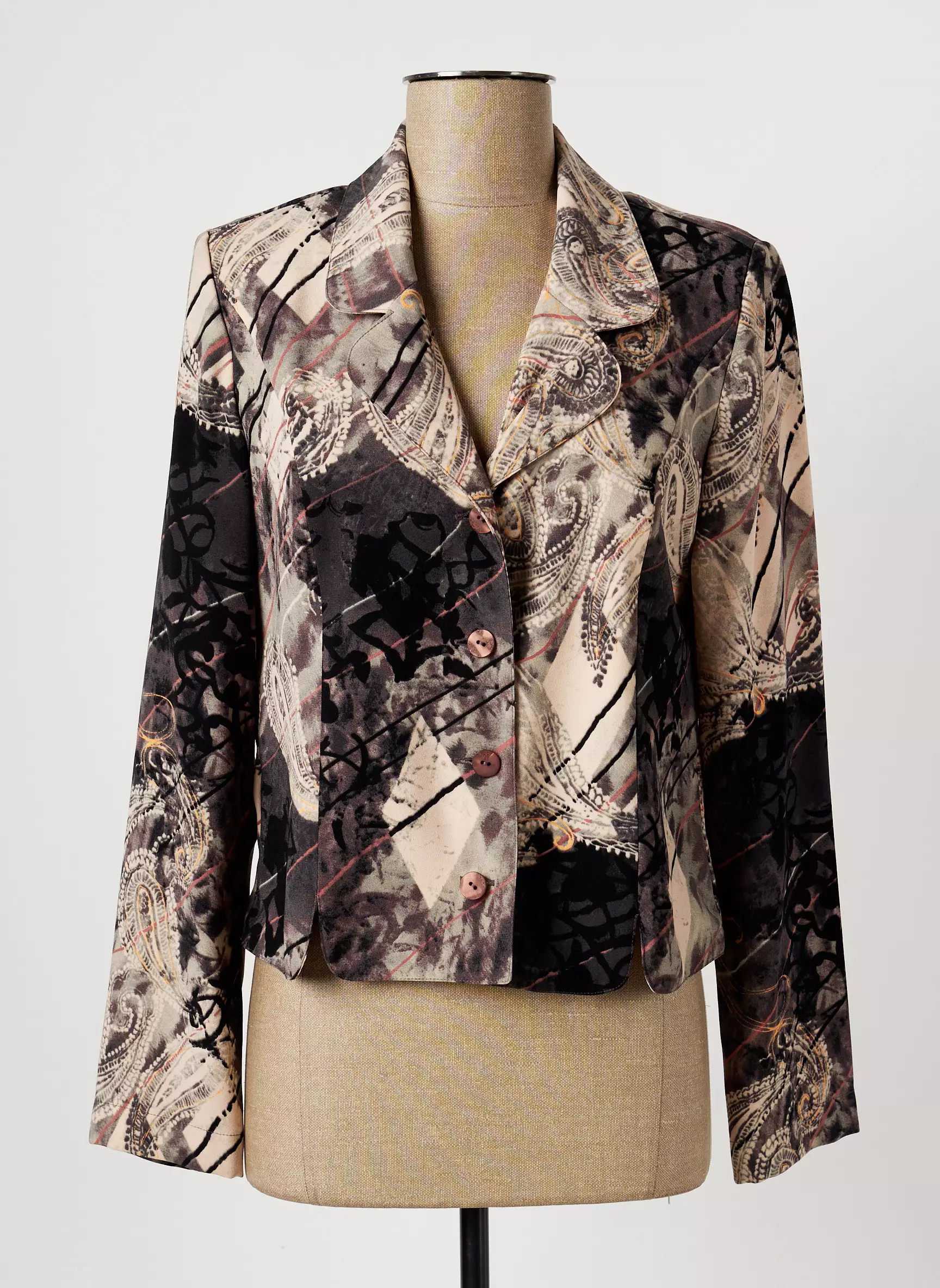 Claude Bauer Vestecasual Femme couleur beige