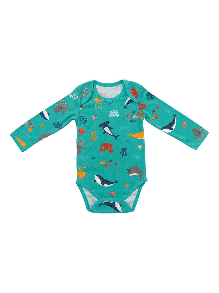 Schlummersack Bio Baby-Bodys langarm 3er-Pack in Hellblau günstig kaufen